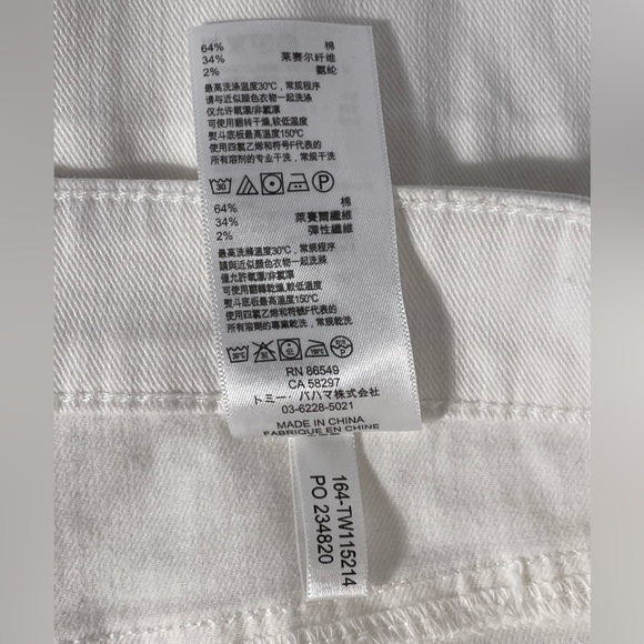 Tommy Bahama White Cropped Jean Size 10 - Picture 8 of 8